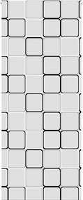 vidaXL zuhanyzó redőny 110x240 cm szövet szélessége 106 cm
