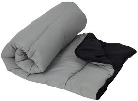 Egész éves steppelt paplan 140x200 cm üreges szálból, fekete