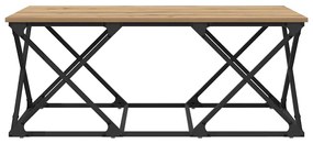 Dohányzóasztal kézműves tölgy 100 x 49 x 40 cm Faanyag