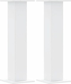 vidaXL 2 db fehér szerelt fa növénytartó állvány 30 x 30 x 95 cm
