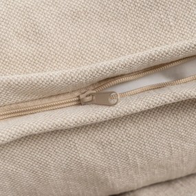 Krémszínű len kanapé 180 cm – Ixia