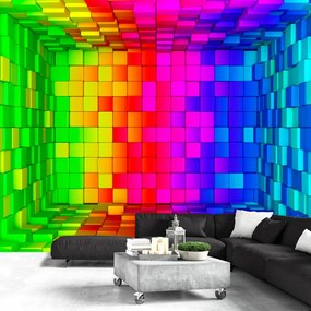 Öntapadó fotótapéta - Rainbow Cube