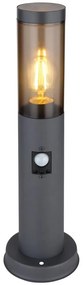 Globo 3158SAS - Kültéri érzékelős lámpa BOSTON 1xE27/15W/230V 45 cm IP44