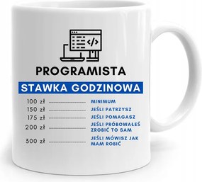 Programozó Informatika Bögre Óradíj fényképes nyomtatással