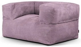 Lila kordbársony babzsákfotel MooG – SLOWDOWN