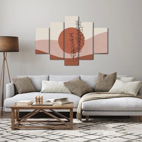 Kép - Boho levelek N⁰1 (150x105 cm)