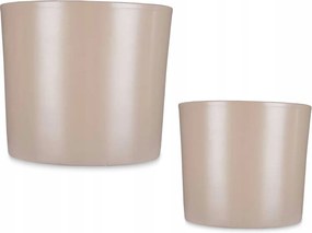 Kerámia Kaspók Minimal, 2 Darab, Ø 22 cm és Ø 27 cm, Ibergarden
