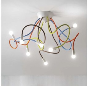 Ideal Lux - Csillár rúdon MULTIFLEX 8xE14/28W/230V