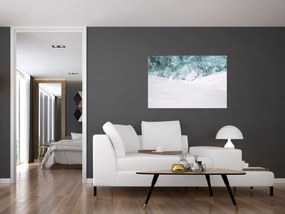 Kép - Türkiz absztrakció (90x60 cm)