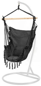 Puerto függőszék állvánnyal fekete-fehér