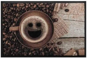 Konyhai prémium lábtörlő - kávé (Válassz méretet: 75*50 cm)