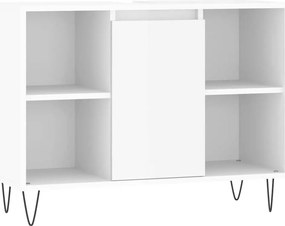 vidaXL magasfényű fehér szerelt fa fürdőszobaszekrény 80 x 33 x 60 cm