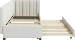 Puha ágy 90*200 gyerek egyszemélyes ágy Összecsukható kanapé Bézs