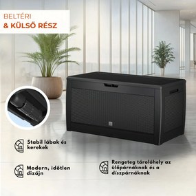 RATO tárolódoboz, 310L, 119x48x60 cm, antracit Prosperplast