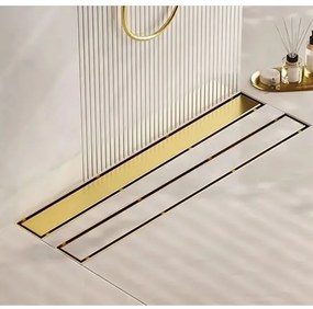 REA-G2562 - NEOX 70 cm lineáris lefolyó rozsdamentes acél/aranyszínű