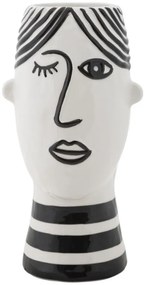 Art-deco porcelán váza 13,2x11,8x26,3cm