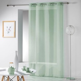 Világoszöld fényáteresztő függöny 140x280 cm Telma – douceur d'intérieur