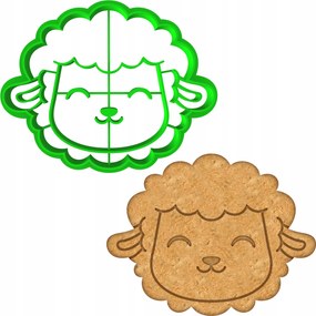 Húsvéti Forma Mézeskalács lyukasztó Húsvéti Bárány 8cm