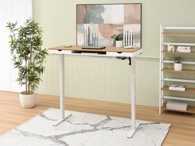 PC asztal Osto 140 (fehér tölgy + fekete). 1109838