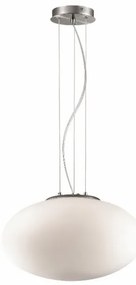 Ideal Lux - Csillár zsinóron CANDY 1xE27/42W/230V átm. 40 cm fehér