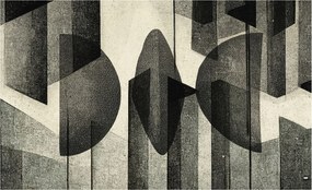 Fotótapéta Flizelin Fal a Hálószobába Geometrikus formák 416x254