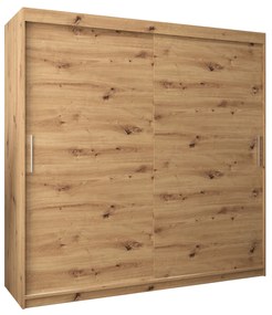 Ruhásszekrény 200 cm Toki (artisan tölgy + artisan tölgy). 1064855