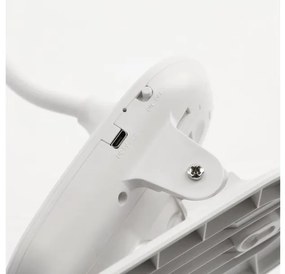 Lámpa Asztali RINGO, 4W, 200lm.DC5V, 1A, 3000K-6000K, 3-CCT, bat.1200 mAh, Ra>80, fényerő-szabályozás, fehér