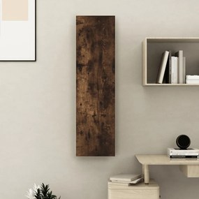 füstös tölgy színű falra szerelhető TV-szekrény 30,5x30x110 cm