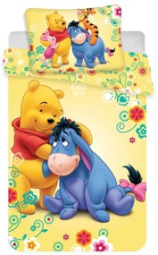 Pamut gyerek ágyneműhuzat babaágyhoz 100x135 cm Winnie-the-Pooh – Jerry Fabrics
