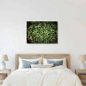 Sziklák képe (üvegen) (70x50 cm)