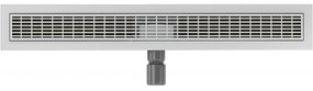 Mexen Flat M33 rozsdamentes acél zuhanytálca 60 cm, rozsdamentes acél, 1033060-15