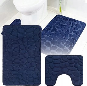 Fürdőszobaszőnyeg Szett Csúszásgátló Puha 15mm Szőnyeg