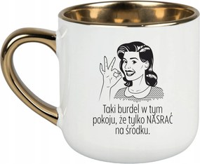 Bögre Fehér 400ml Ajándék Vicces Nap Csak A Közepére Kell Felszedni.