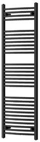 Egyenes törölközőszárító radiátor 1600x500 mm fekete