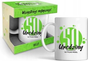 Zöld Bögre Szülinaposnak 50 Éves Születésnapra Csak Egy Bögre