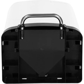 Fedéllel ellátott kuka, pedálos konyhai hulladékgyűjtő 30l, fehér