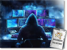 Fotótapéta Flizelina It Számítógép Program Kód Hacker Cyber 104x70,5 ragasztó