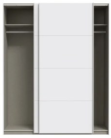 KARO gardróbszekrény 170x210 cm fehér