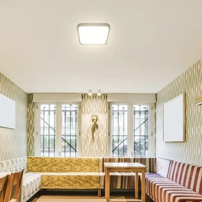 LED fürdőszobai mennyezeti lámpa szenzorral LED/36W/230V IP44 4000K 42x42 cm+DO