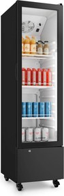Klarstein GrandCooler Gastro italkhűtő | 163,5 x 43 cm | LED belső világítás | Fekete