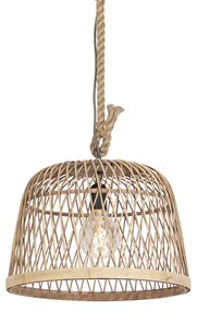 Rusztikus függőlámpa rattanból - Calamus