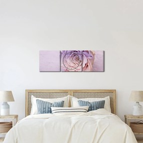 Egy rózsa virág részlete (órával) (90x30 cm)