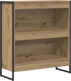 vidaXL Könyvespolc Művészi tölgy 80 x 30 x 155 cm Faanyag