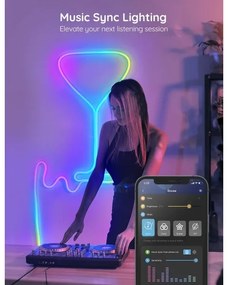 Govee - Neon SMART hajlítható LED szalag RGBIC 2m Wi-Fi IP67