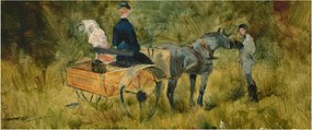 Kép - Henri de Toulouse-Lautrec, The Trap, reprodukciók (120x50 cm)