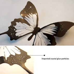Butterflies Chic 18 darabos, 3D falmatrica szett - Ambiance