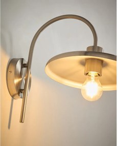 Ezüstszínű fali lámpa ø 27 cm Nuvira – Kave Home