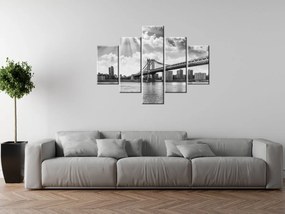 Gario Vászonkép Brooklyn New York - 5 részes Méret: 125 x 70 cm