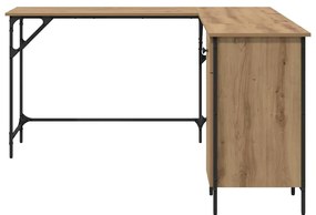 vidaXL Asztal Artisan tölgy 141 x 141 x 75 cm Faanyag