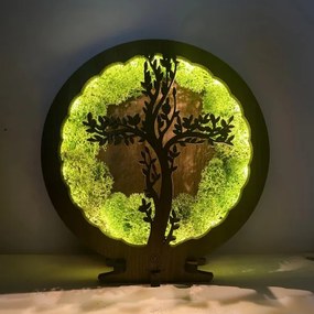 Li-Go 23622/DUB2 - LED dimmelhető asztali dekoráció LED/12W/230V 20x22 cm tölgy